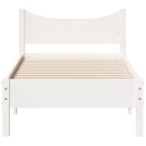 VidaXL Bedframe Grenenhout Wit 90x200 cm | Nu 66% Korting!