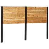 vidaXL Hoofdeinde Massief Acaciahout & IJzer 160 cm - 64% Korting