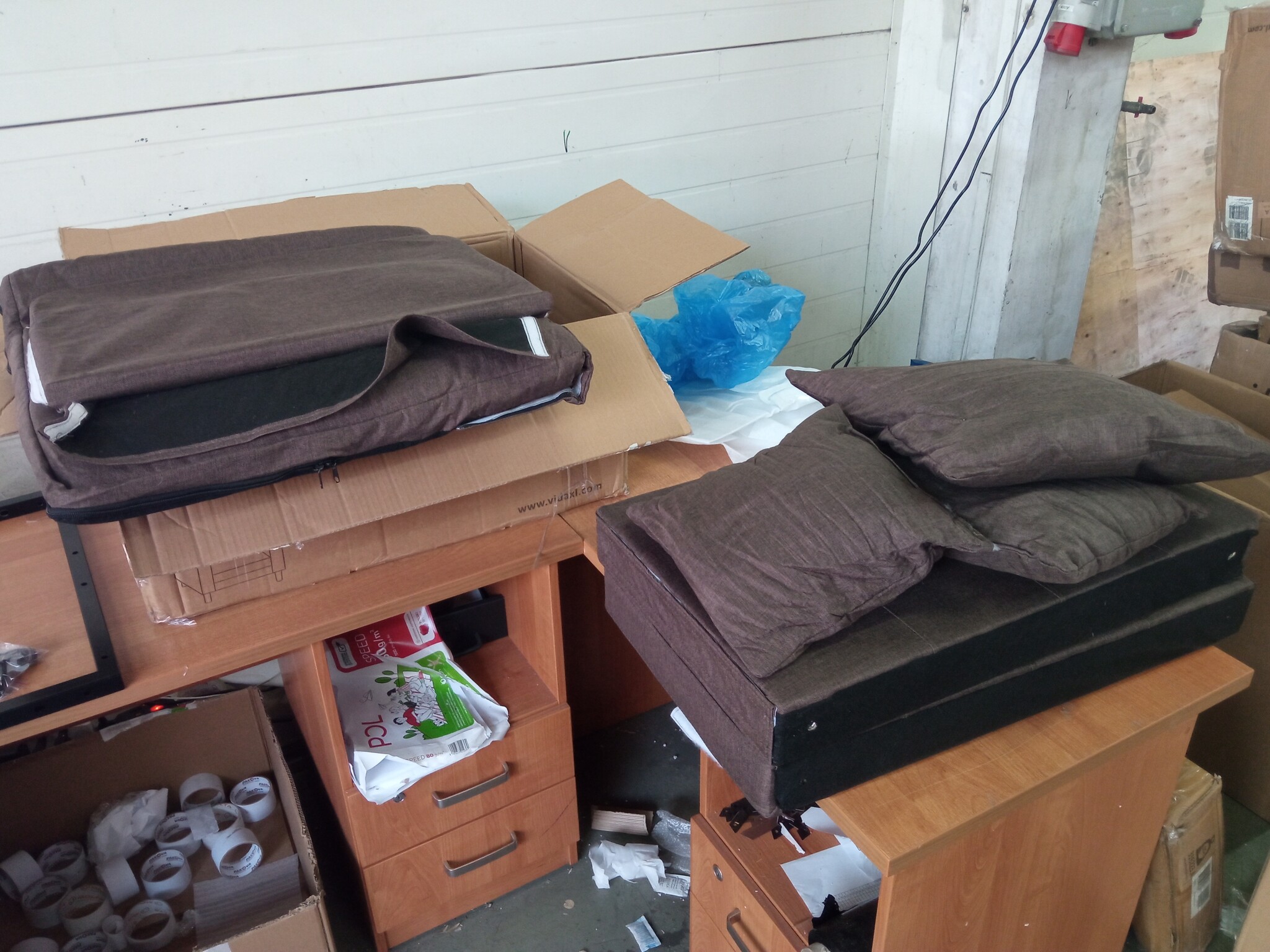 VidaXL Fauteuil Stof Bruin - 70% Korting