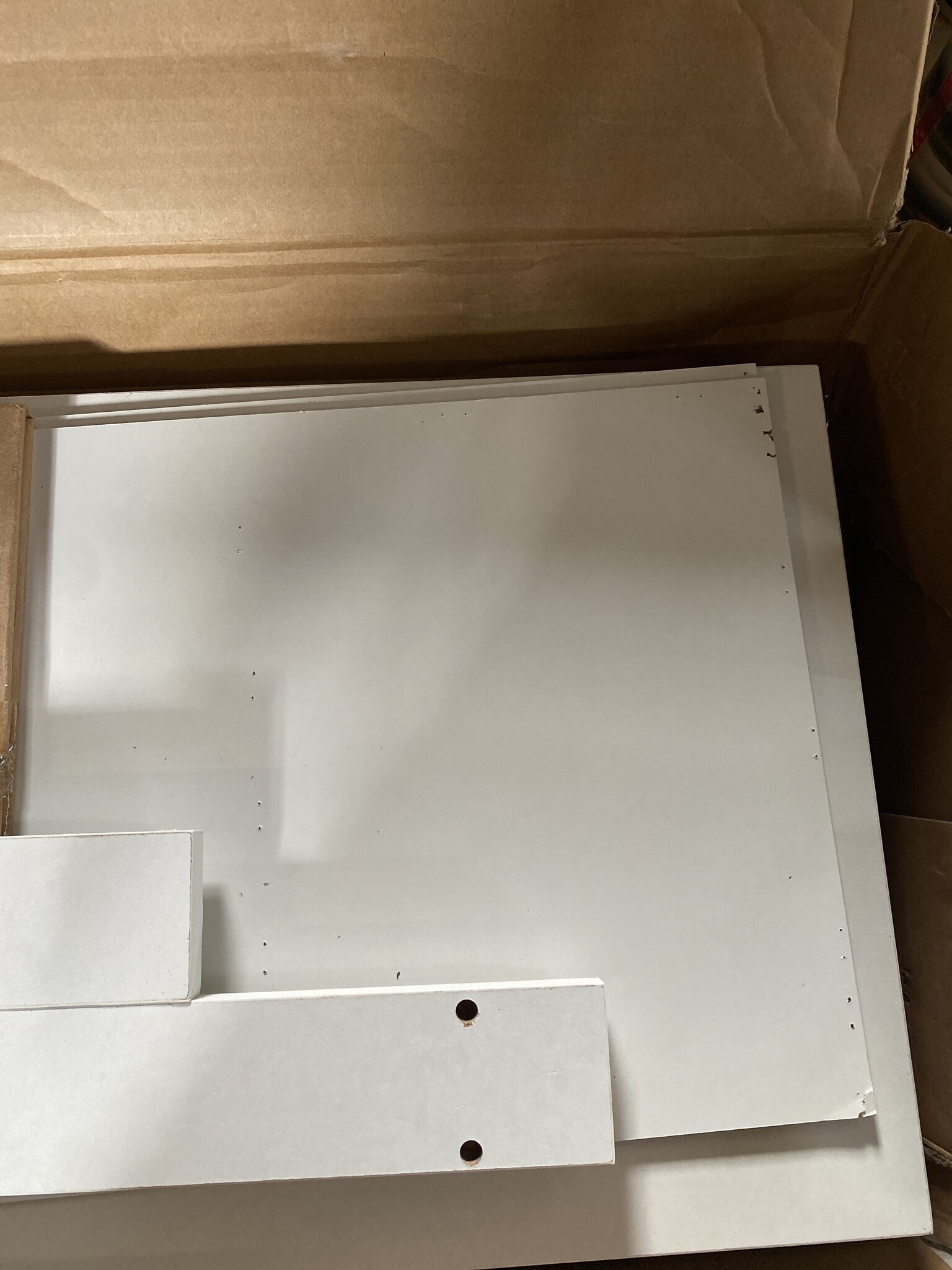 vidaXL Bijzetkast Wit met LED (69% Korting)