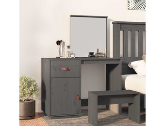 VidaXL Kaptafel Grenenhout Grijs - 72% Korting!