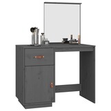 VidaXL Kaptafel Grenenhout Grijs - 72% Korting!