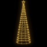 VidaXL LED Kerstboom met Spikes, 300cm, Warm Wit (45% Korting)