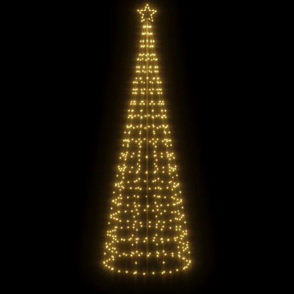 VidaXL LED Kerstboom met Spikes, 300cm, Warm Wit (45% Korting)