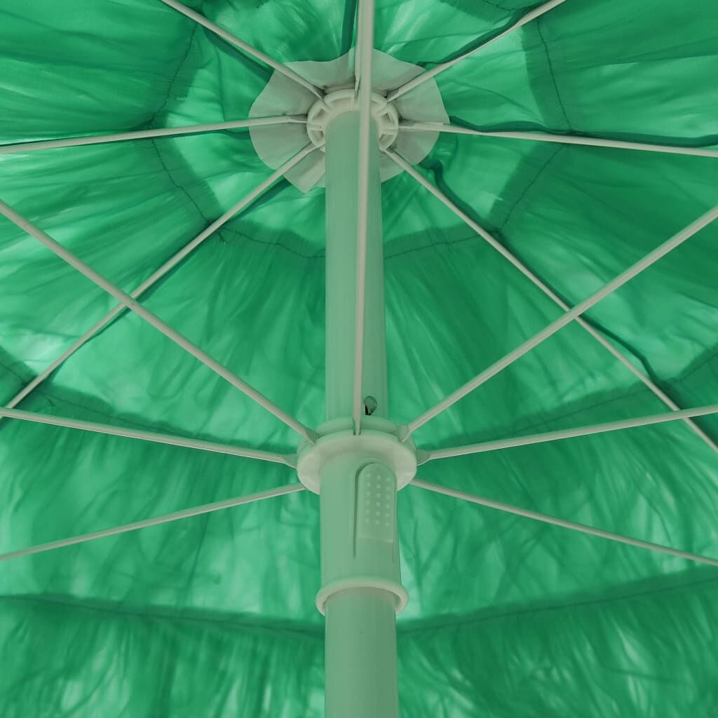 VidaXL Strandparasol Hawaï Groen (180cm) - 64% Korting!