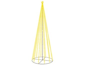 VidaXL Kegelkerstboom 500cm, 732 LED's Warmwit - 56% Korting!