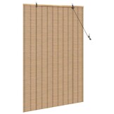 Bamboe Rolgordijn Licht Bruin (100x160 cm) - 47% Korting!