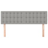 vidaXL Hoofdborden - Lichtgrijs Stof (64% Korting)