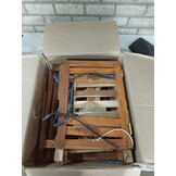 VidaXL Wasmand Massief Teakhout (50x35x60cm) - 77% Korting!