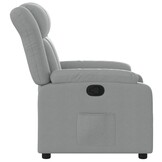 vidaXL Fauteuil Lichtgrijs - 53% Korting - Verstelbaar