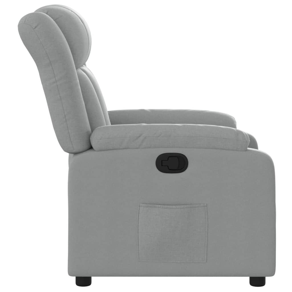 vidaXL Fauteuil Lichtgrijs - 53% Korting - Verstelbaar
