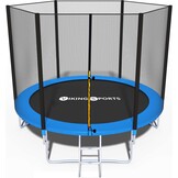 Trampoline 305 cm met Net & Ladder - Blauw - 54% Korting!