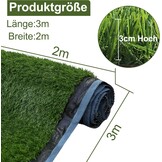 Kunstgras Nisorpa 2x3m - 28% Korting - Zacht & Waterdoorlatend