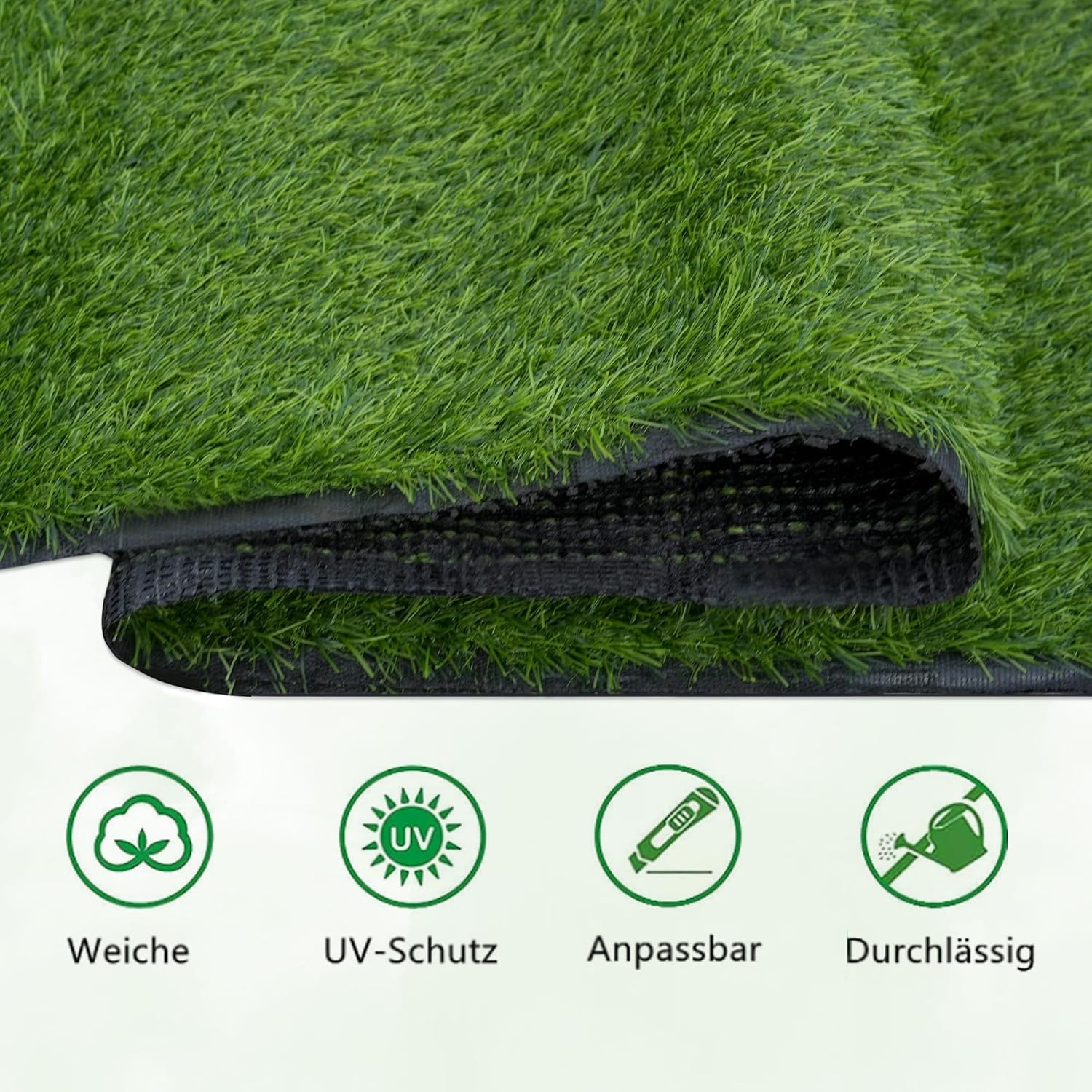 Kunstgras Nisorpa 2x3m - 28% Korting - Zacht & Waterdoorlatend