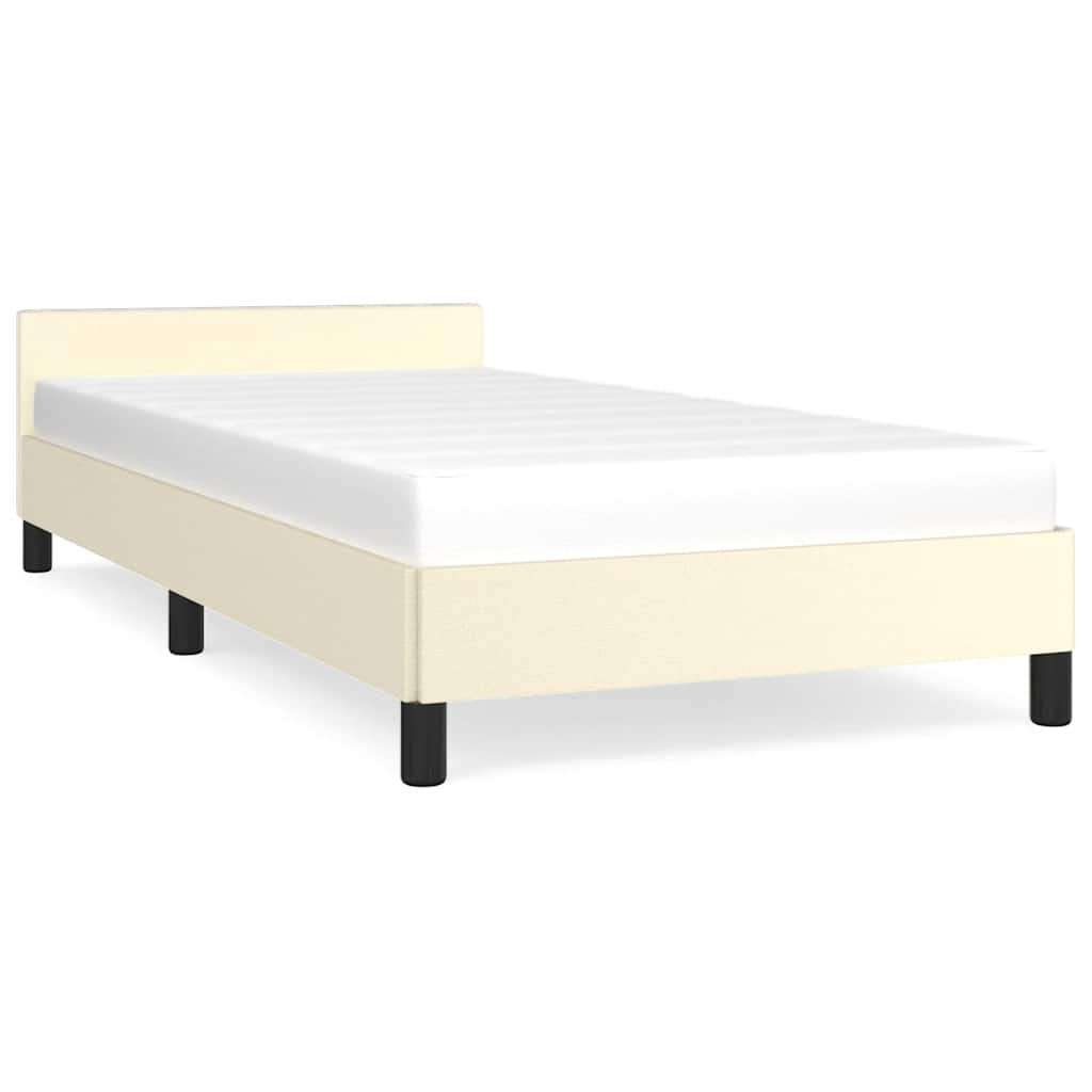Retrotje: VidaXL Bedframe Crème 80x200 - 75% Korting!