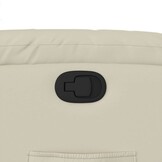 vidaXL Fauteuil Kunstleer Crème - 57% Korting!