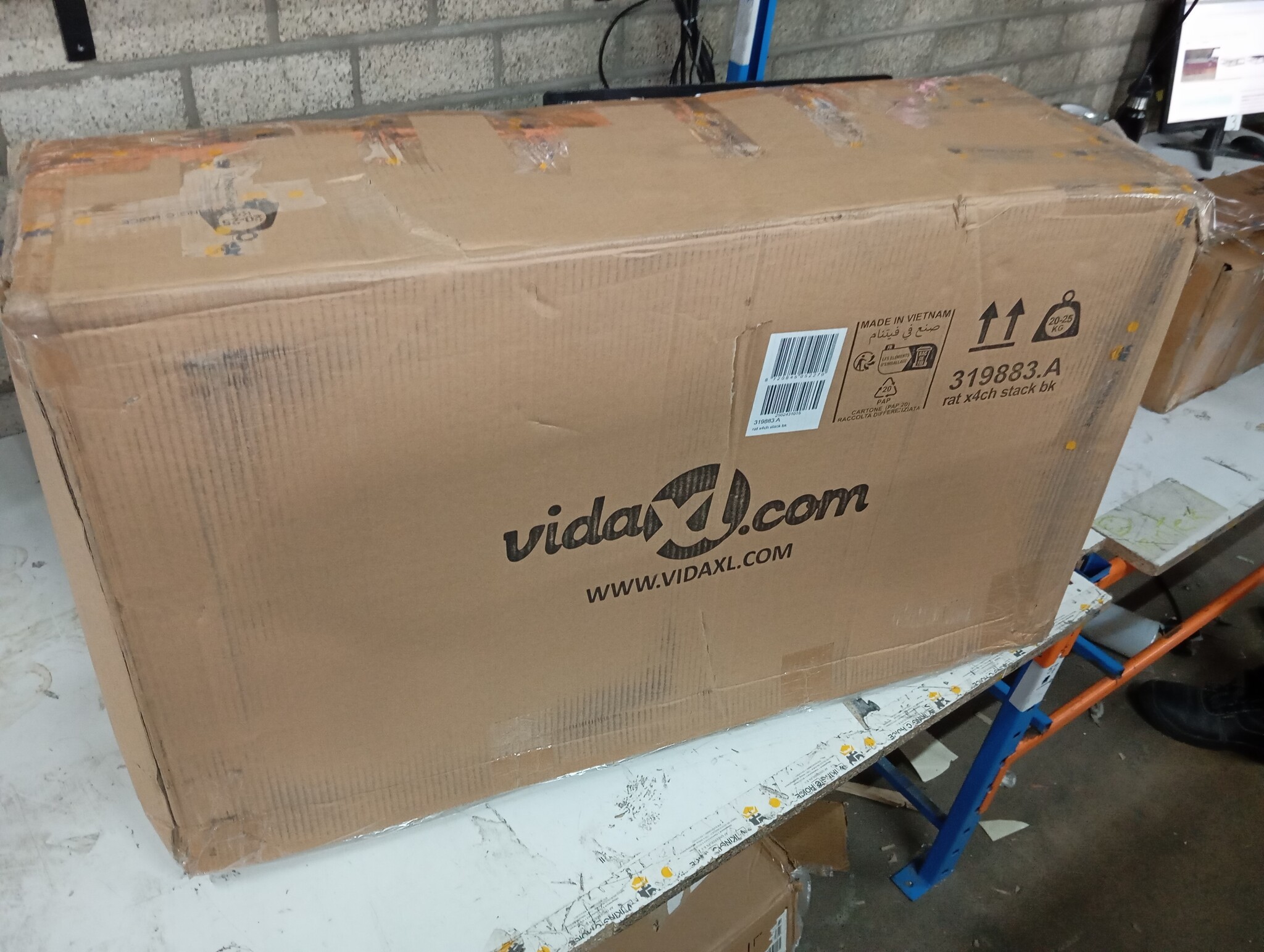 VidaXL Tuinstoelen Poly Rattan Zwart (4 st) - 63% Korting!