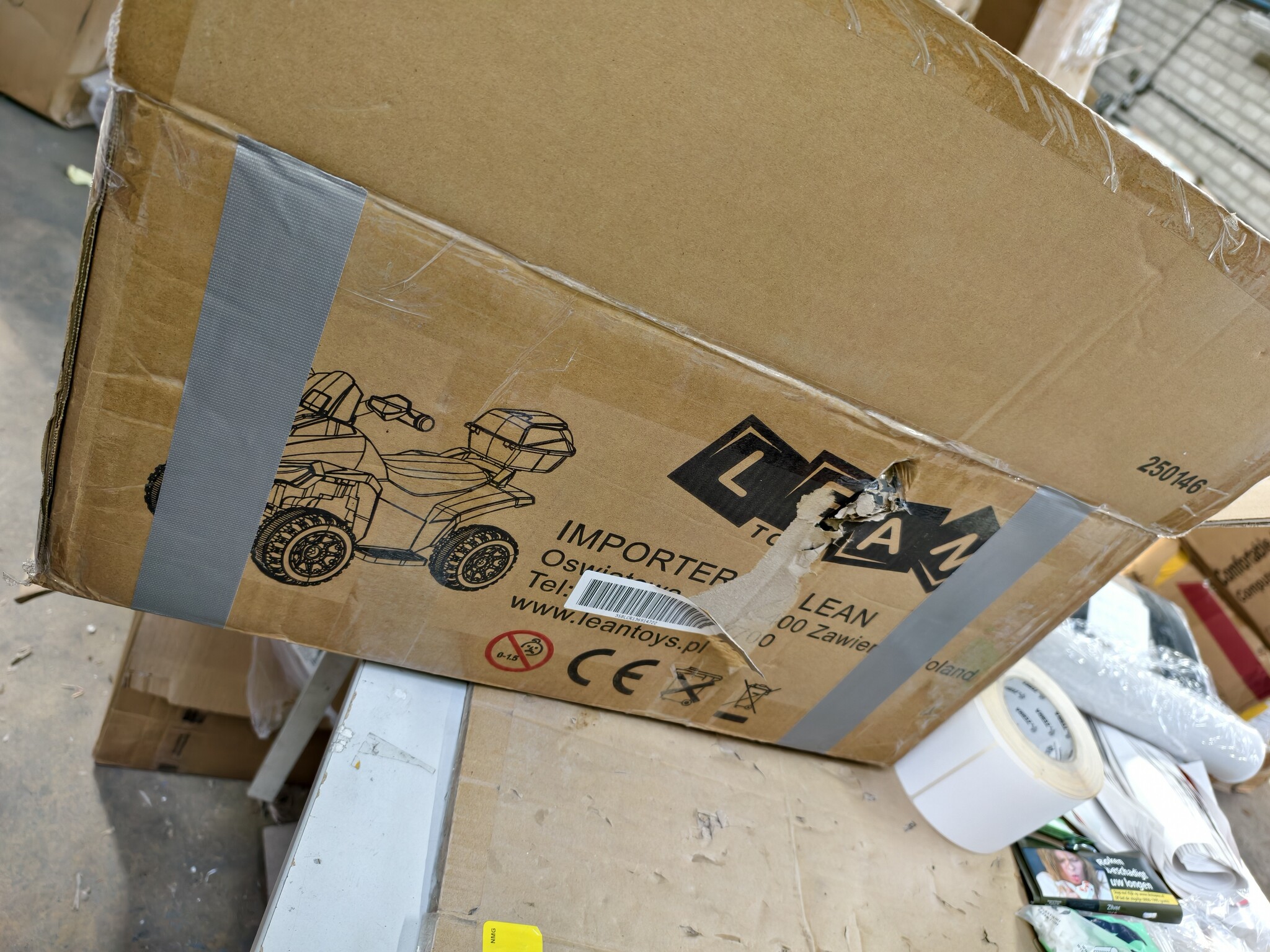 Elektrische Kinder Quad 45W Blauw - Met 38% Korting!