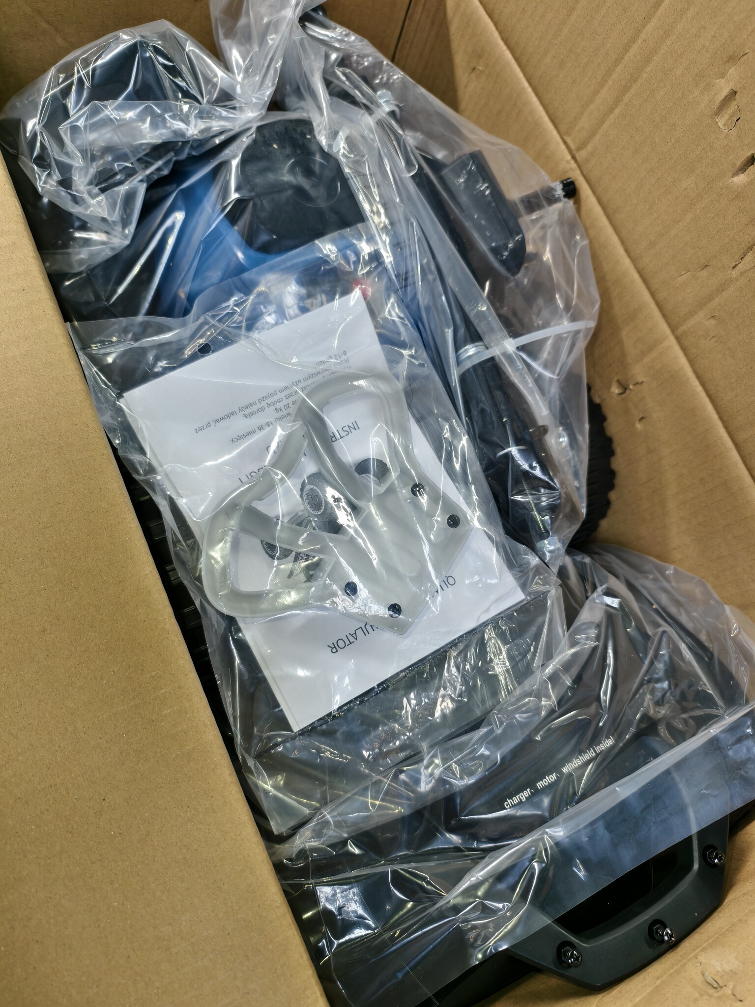 Elektrische Kinder Quad 45W Blauw - Met 38% Korting!