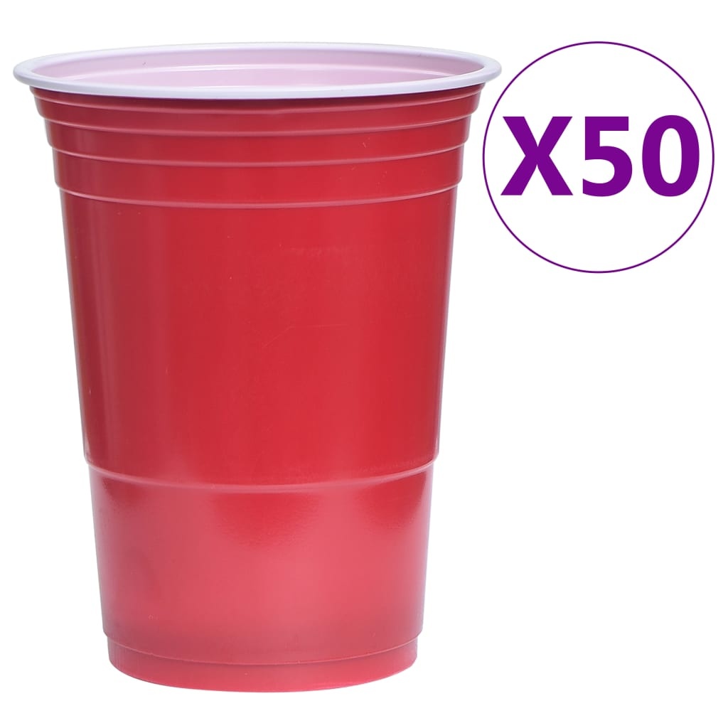 VidaXL Bierpongset - 31% Korting! 6 Ballen, 100 Bekers