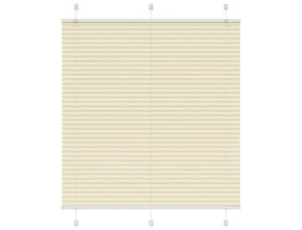 vidaXL Plissé Gordijn Crème (120x100cm) - 27% Korting