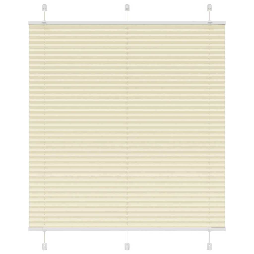 vidaXL Plissé Gordijn Crème (120x100cm) - 27% Korting
