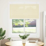 vidaXL Plissé Gordijn Crème (120x100cm) - 27% Korting
