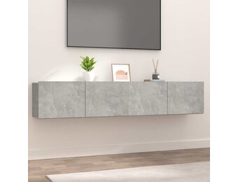 VidaXL TV-meubels 2 st. - 59% Korting! Betongrijs