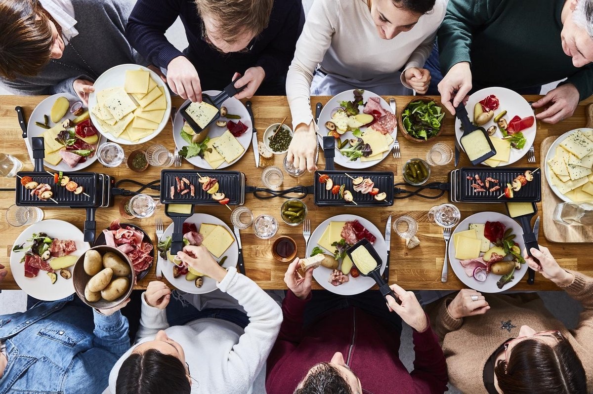 Tefal Plug & Share RE2308 - Gourmetstel - Uitbreidbaar - Zwart