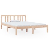 vidaXL Massief Houten Bedframe 135x190cm - 40% Korting!