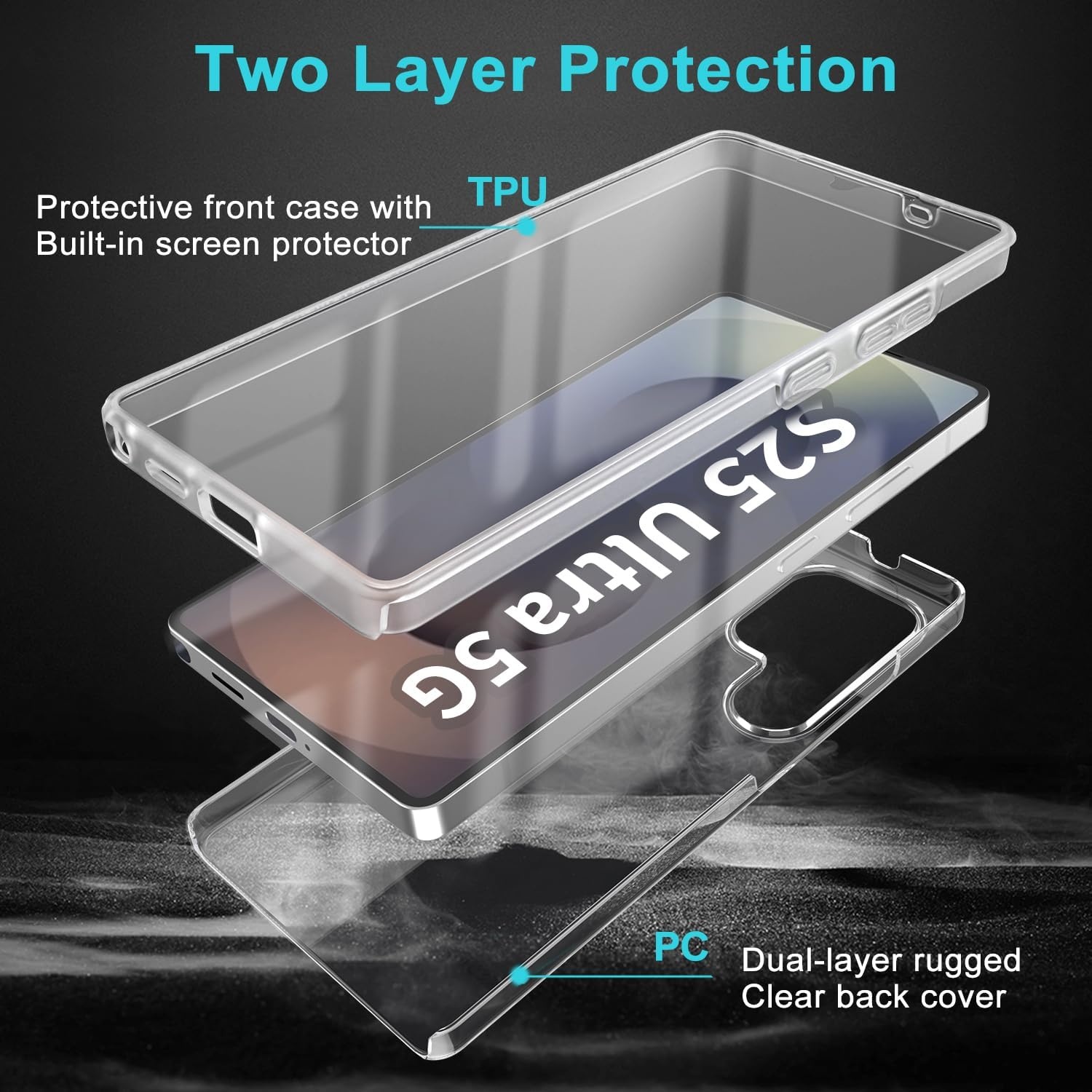 Samsung S25 Ultra Hoes: Transparant, Ultradun, 56% Korting