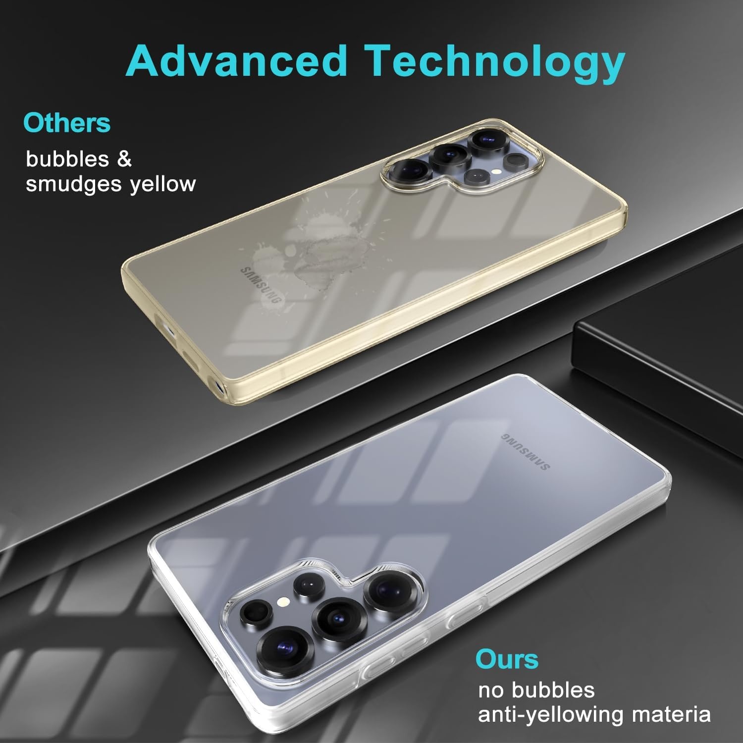 Samsung S25 Ultra Hoes: Transparant, Ultradun, 56% Korting