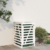 vidaXL Containerberging Grenenhout Wit - 61% Korting