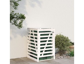 vidaXL Containerberging Grenenhout Wit - 61% Korting