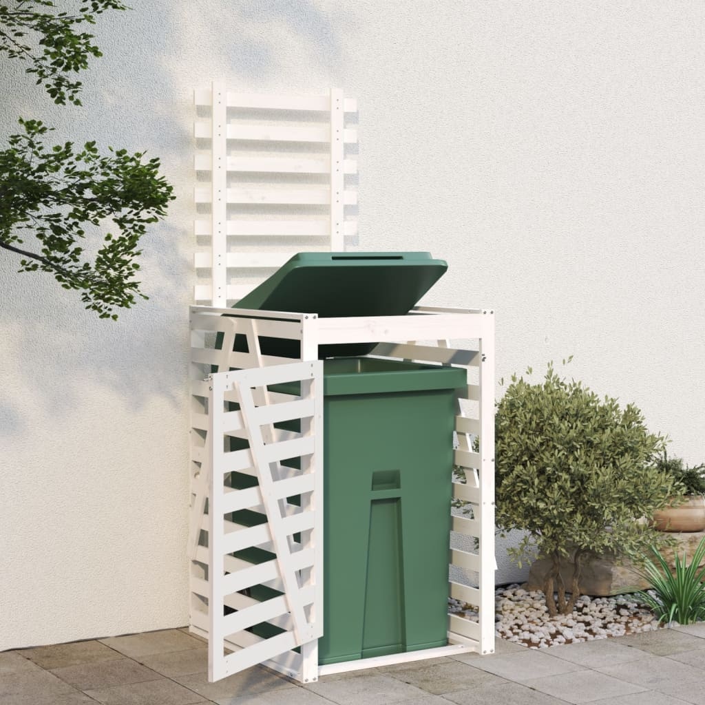 vidaXL Containerberging Grenenhout Wit - 61% Korting