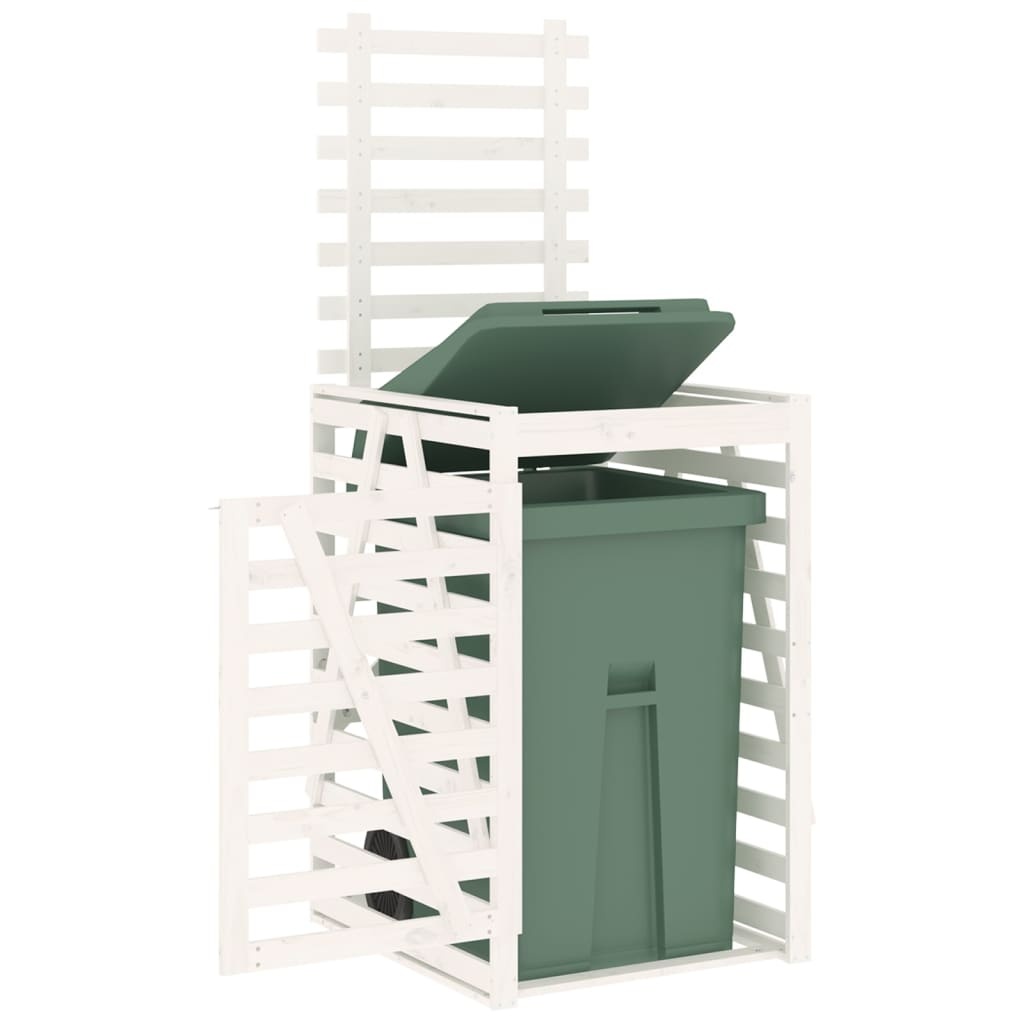 vidaXL Containerberging Grenenhout Wit - 61% Korting