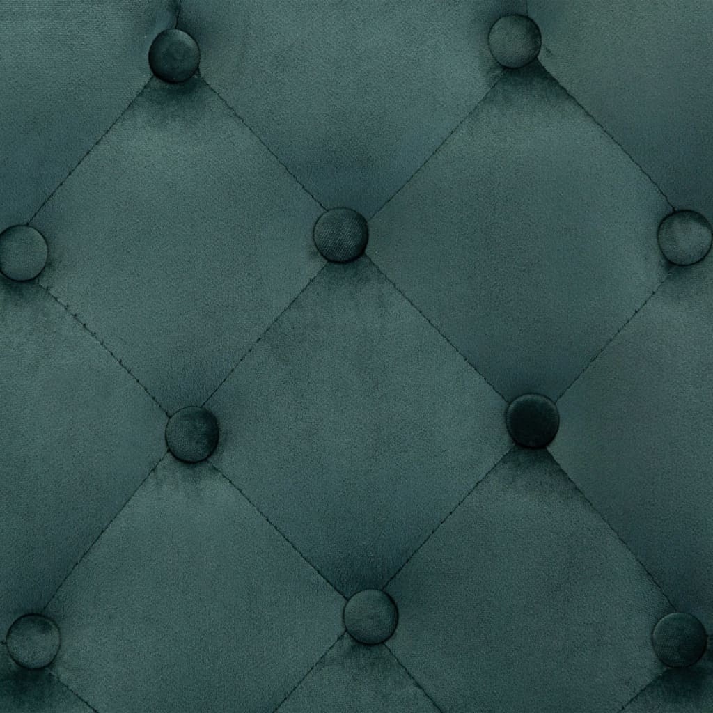 vidaXL Eetkamerstoelen Fluweel Donkergroen - 2 Stuks (61% Korting)