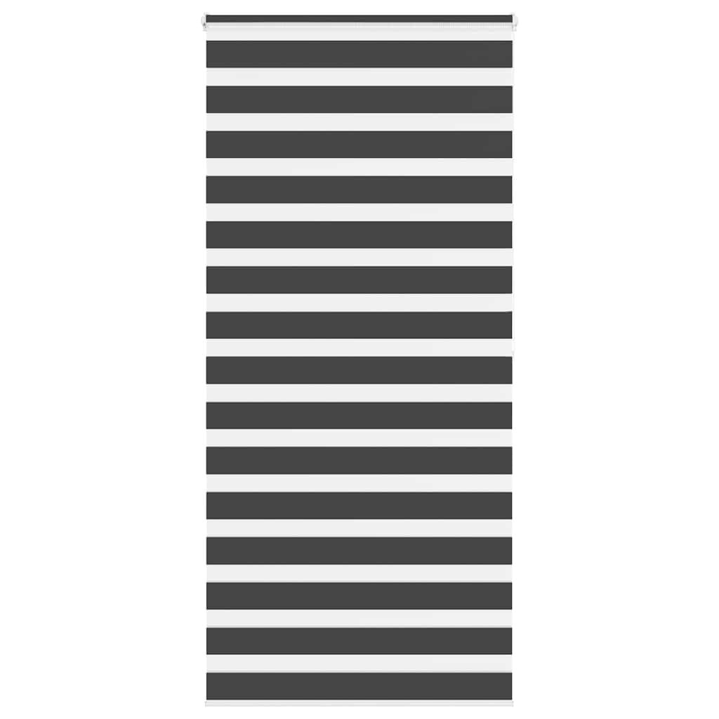 VidaXL Zebra Rolgordijn 100x200cm Zwart - 67% Korting