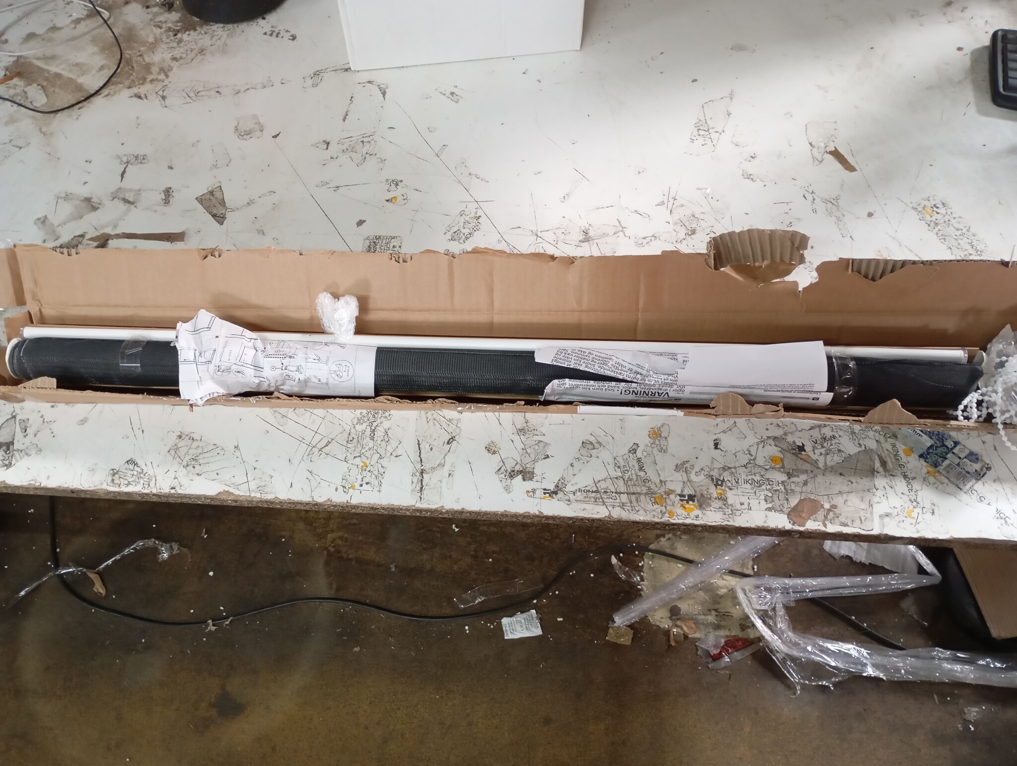 VidaXL Zebra Rolgordijn 100x200cm Zwart - 67% Korting