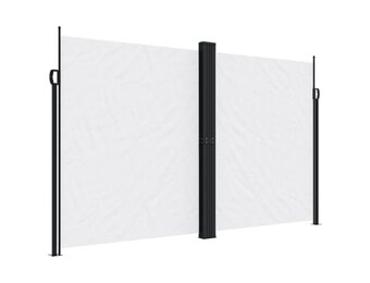 vidaXL Uittrekbaar Windscherm 200x1200 cm Wit - 41% Korting!
