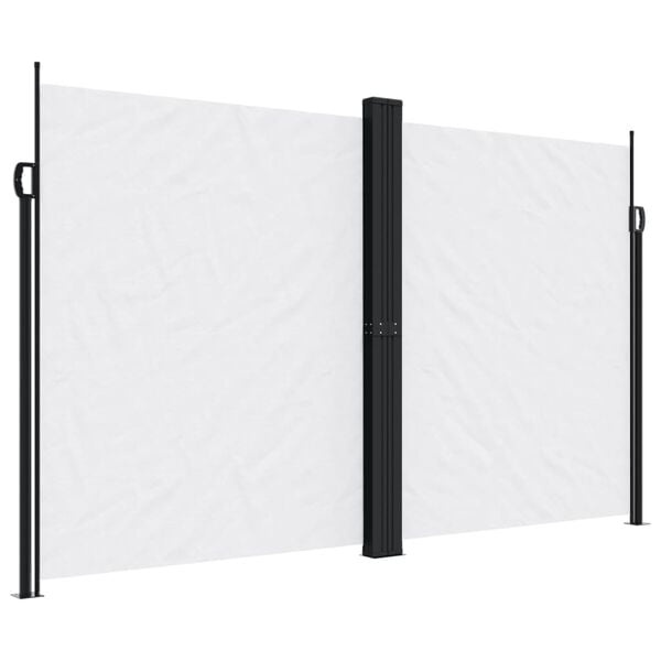 vidaXL Uittrekbaar Windscherm 200x1200 cm Wit - 41% Korting!