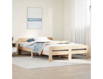 VidaXL Bedframe Grenenhout 135x190 cm - 40% Korting!