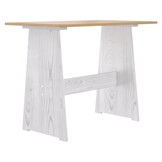 vidaXL Eettafel + Bankje REINE - Massief Grenenhout - 34% Korting