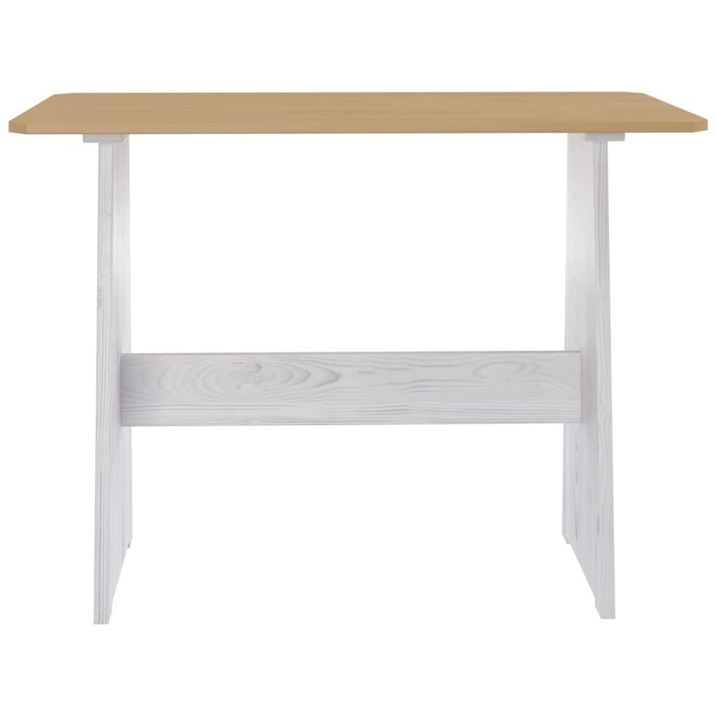 vidaXL Eettafel + Bankje REINE - Massief Grenenhout - 34% Korting