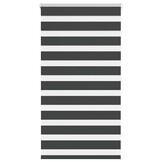 vidaXL Zebra Rolgordijn Zwart 85x150 cm - 65% Korting!