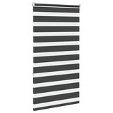 vidaXL Zebra Rolgordijn Zwart 85x150 cm - 65% Korting!