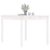 vidaXL Tuintafel Grenenhout Wit - 54% Korting!