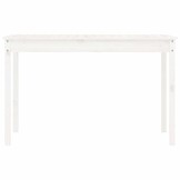 vidaXL Tuintafel Grenenhout Wit - 54% Korting!