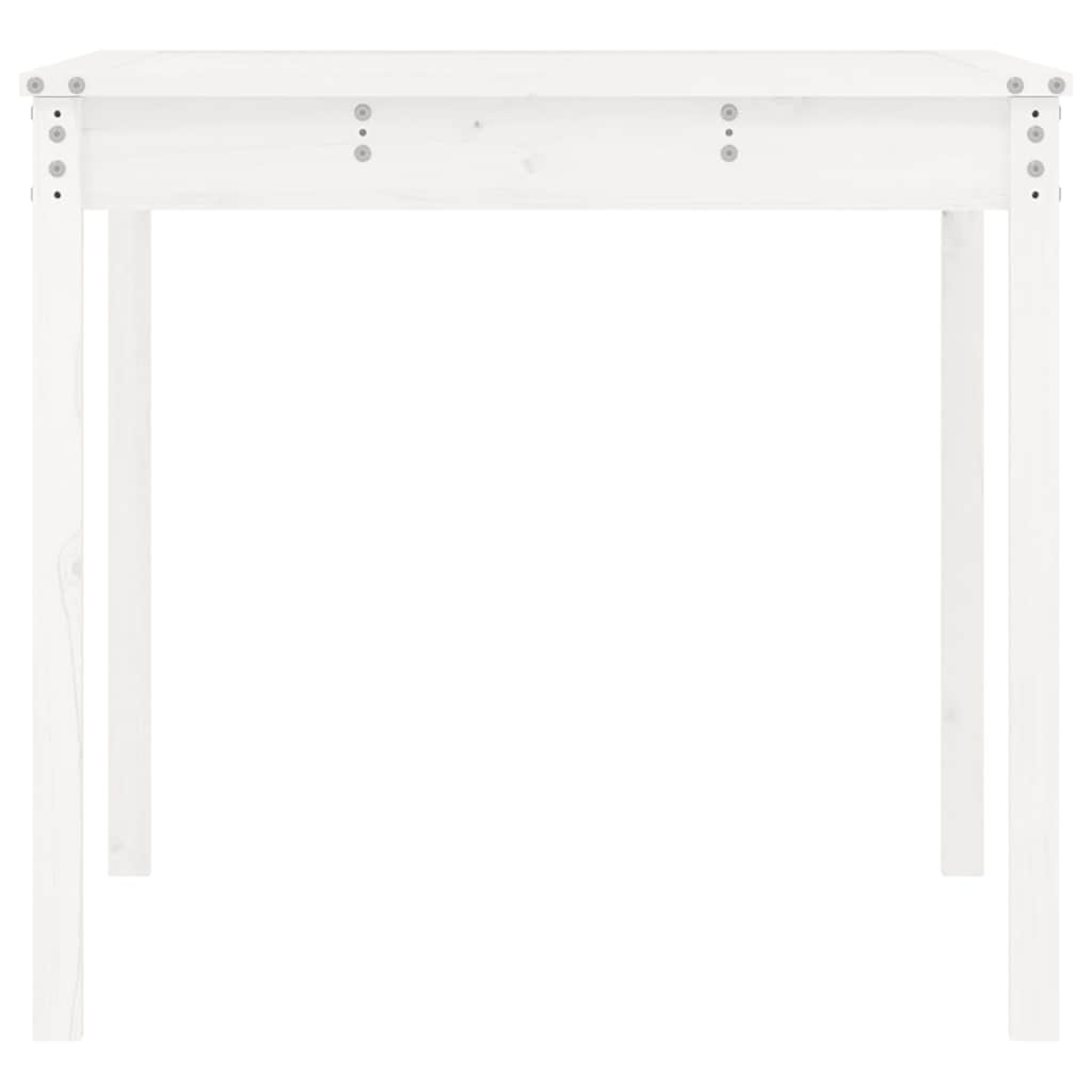 vidaXL Tuintafel Grenenhout Wit - 54% Korting!