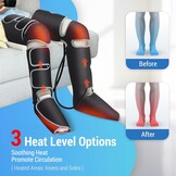 COMFIER Beenmassager met Warmte & Compressie - Zwart (42% Korting)
